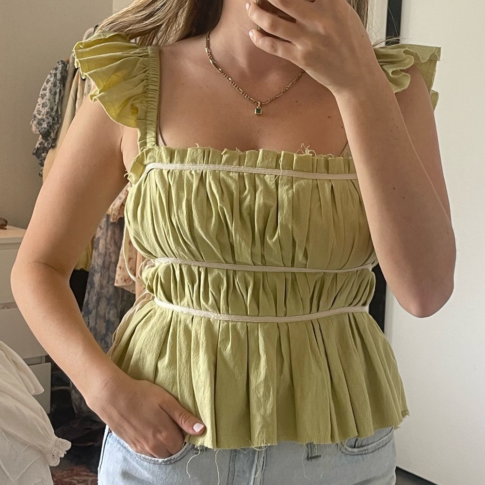 Free People Endless Summer Claude Corset blouse